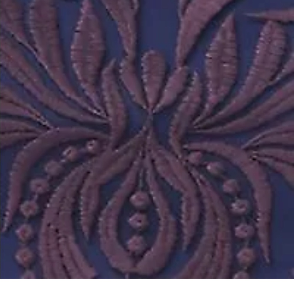 New Js Collection Navy Mesh Lined Cap Sleeve Even… - image 7